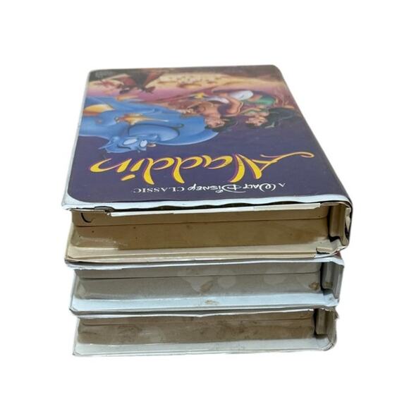 Disney Lot of 3 VHS Tapes Aladdin Return of Jafar King of Thieves Walt Disney‎ - Picture 4 of 9